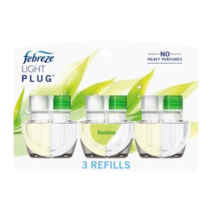Febreze LIGHT Fade Defy Plug Air Freshener - Bamboo - 0.87 fl oz - 1 of 4