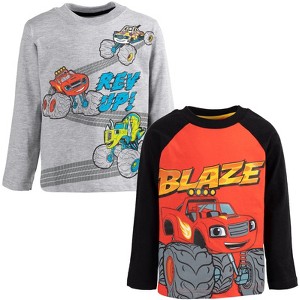 Blaze and the Monster Machines 2 Pack Long Sleeve Graphic T-Shirts Little Kid - 1 of 4