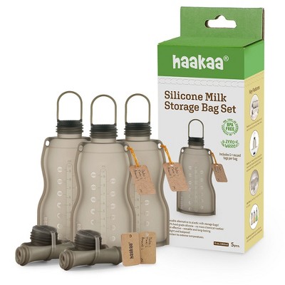 Haakaa Silicone Reusable Milk Storage Bag – 9 oz/260 ml