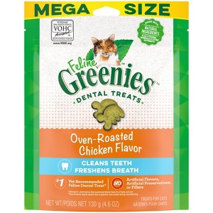 Greenies Dental Cat Treats Oven-Roasted Chicken - 1 of 4