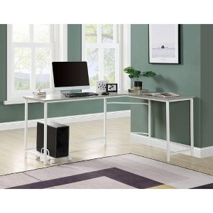 NicBex 47 inch Writing Desk ,L-Shaped Desk for Home,Office,Workshop - 1 of 4