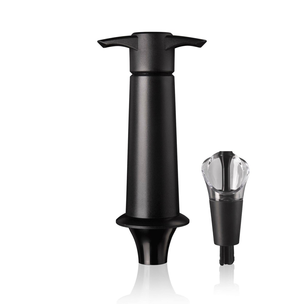 Vacu Vin Wine Saver &amp; Server 1 Server-Stopper Black