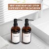 BRINJOY Kitchen Soap Dispenser Set with Tray, 2 Pack 17 Oz Hand and Dish Bathroom Soap and Lotion Dispensers - 4 of 4