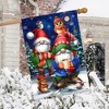 Briarwood Lane Winter House Flag 40x28 For Outdoor Warm Wishes Gnomes For Winter House Flag - 4 of 4