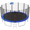 Jump Into Fun 16FT Round Recreational Trampoline With Safety Enclosure,Basketball Hoop,Ladder And Anti Rust Coating Built To Last For Kids And Adults - 3 of 4