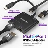 Fosmon USB C Hub, USB C to Dual HDMI Adapter 4k@30Hz, HDMI Splitter, PD 3.0 Charging Port Up to 100W Compatible with Thunderbolt - 3 of 4