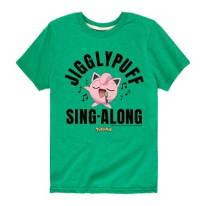 Boys' - Pokémon - Jiggypuff Sing Along Short Sleeve Graphic T-Shirt - 1 of 4