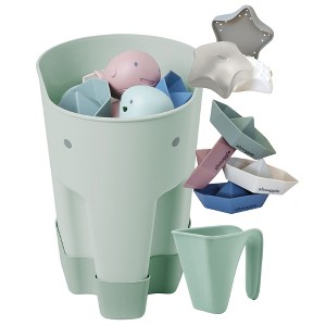 Shnuggle Bath Accessories Bundle - Ellie Scoop, Washy Jug, Boats & Wishy Toy - 4-Piece Set - 1 of 4