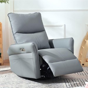 Swivel Nursery Rocking Chair,Glider Chair,Modern Rocking Swivel Recliner Chair for Bedroom - 1 of 4