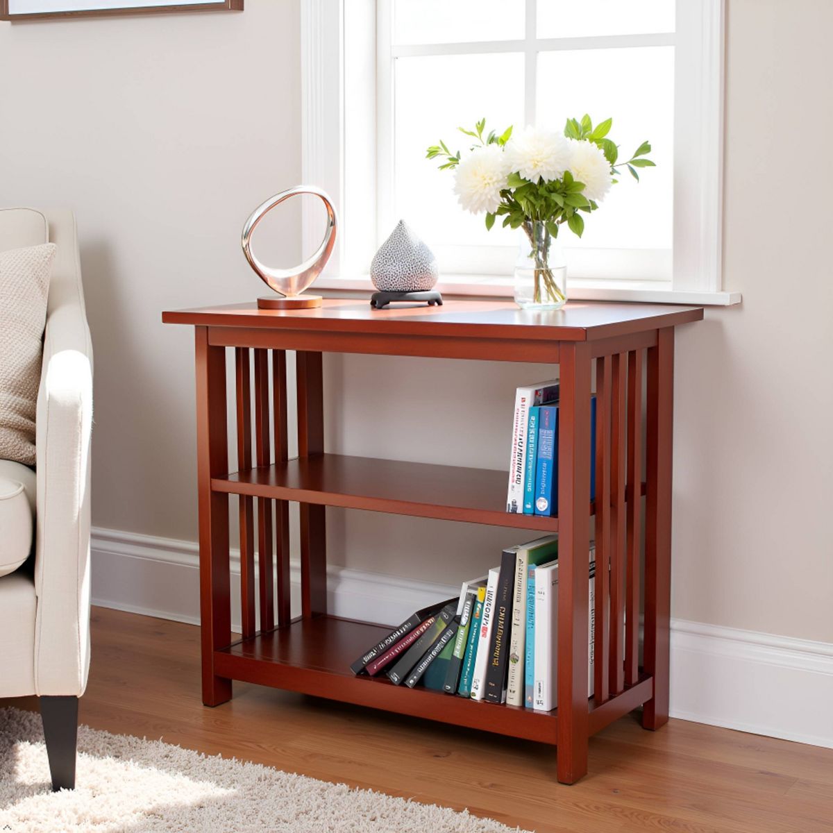 24" 2-shelf Bookshelf - Alaterre Furniture - thumbnail 7