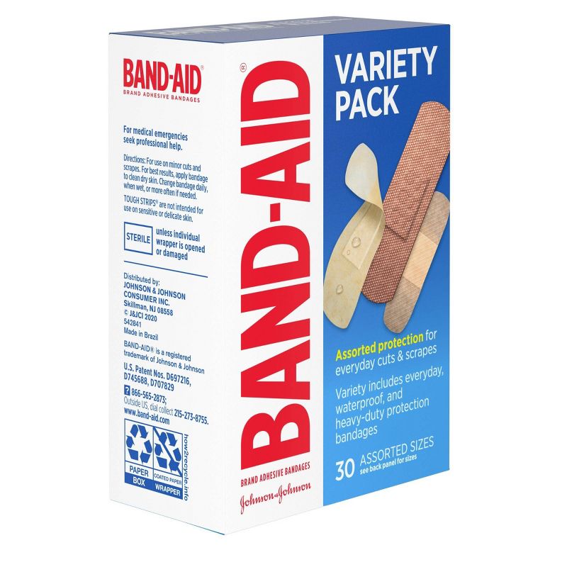 Band-Aid Brand Adhesive Bandages Family Variety Pack - 30ct, 4 of 8