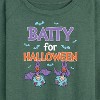 Women's - Dr. Seuss - Batty For Halloween Thing 1 and Thing 2 Lightweight French Terry Wide Neck Long Sleeve Shirt - 2 of 4