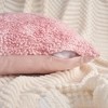 REGALWOVEN Fade-Resistant Tie-Dye Teddy Fleece Soft Plush Pillow Covers 2 Pcs - 3 of 4