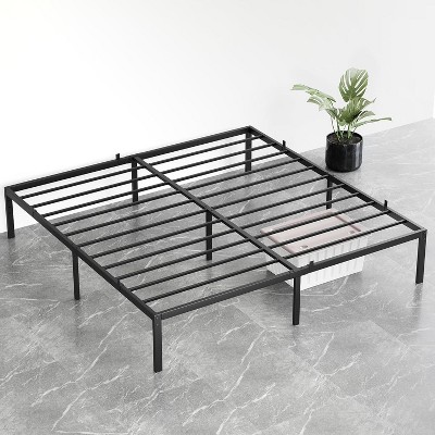 Jojoka Bed Frame No Box Spring Needed,Low Profile Metal Platform Bed Frame Support Mattress Foundation