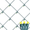 Novelty Lights 100 Light Warm White LED Christmas Net Lights Christmas Decorations Green Wire 4' X 6' - 2 of 4
