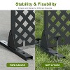 PexFix 72 in. x 35 in. Outdoor Privacy Rectangle Screen Galvanized Steel Panel Divider in Black - 4 of 4