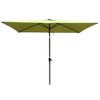 CAVINAS 6 x 9 FT Patio Umbrella with Push Button Tilt and Crank,Outdoor Waterproof Umbrella for Backyard,Poolside,Deck,Base Not Included - 2 of 4