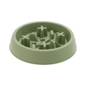 Unique Bargains Convenient Durable Round Dog Bowl 1 Pc - 1 of 4