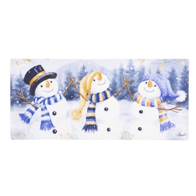 Happy Snowmen Trio Sassafras Switch Mat