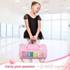 Generic Dance Bag for Girls Waterproof Travel Duffel Bag with Colorful Chenille Letter - 3 of 4