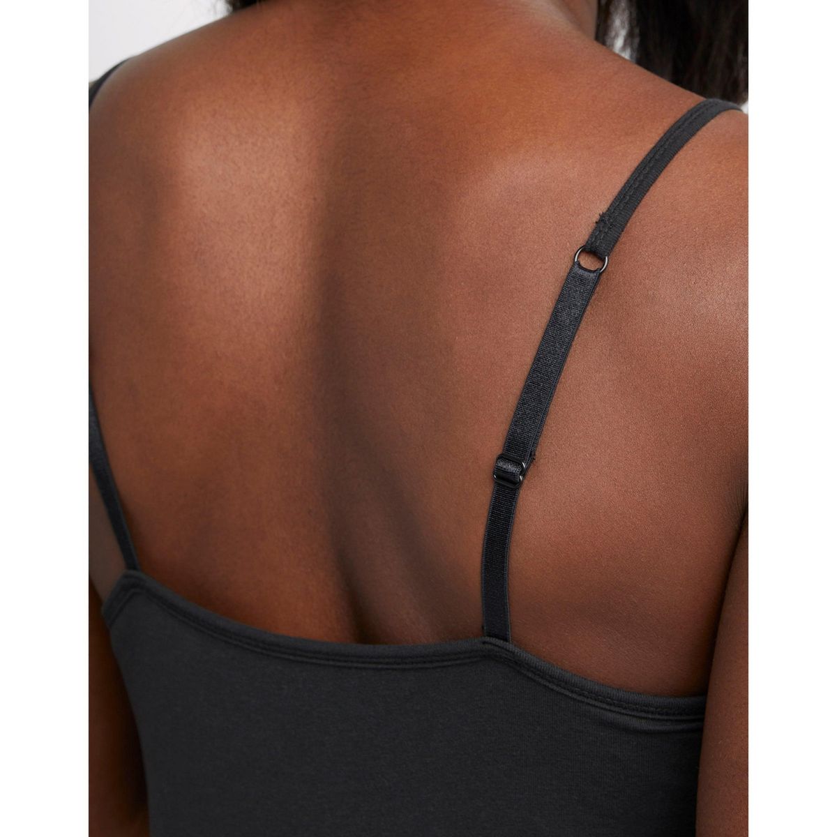 Hanes Women's Stretch Cami with Built-In Shelf Bra - thumbnail 4
