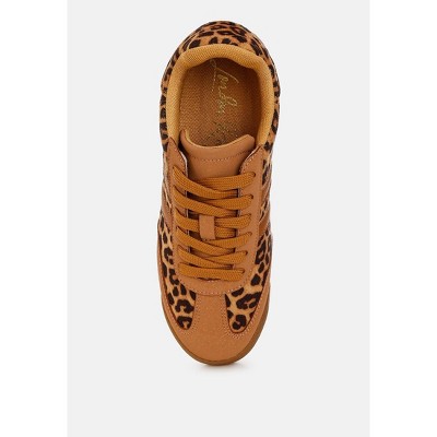 Женские кроссовки London Rag Womens Panther Leopard Print Microfiber Sneakers 5 — фото 4
