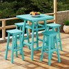 WestinTrends Malibu All Weather Hdpe Outdoor Patio Bar Height Dining Set (5-Piece) - 2 of 4