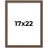 PosterPalooza | Sculpted Silver Picture Frame - UV Acrylic, Foam Board Backing, Hanging Hardware - 2 of 4