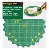 Omnigrid 8" 360 Rotating Cutting Mat: Quilting Supplies, Green Craft Mat, Plastic, 9.8" x 9.3", Quilting Ruler Compatible - 2 of 4