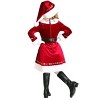 HalloweenCostumes.com Toddler Girl's Santa Dress Costume - 2 of 2