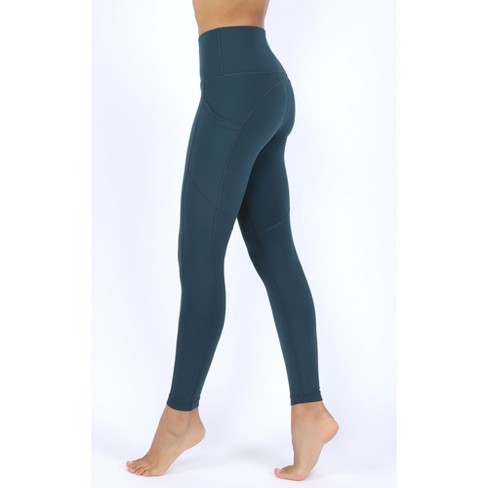 90 Degree By Reflex Womens Interlink High Waist Ankle Legging With Back  Curved Yoke - Tucson Teal, X Large : Target