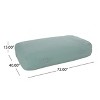 Vynxaria Kasper Water Resistant 6'x3' Lounger Bean Bag - Stylish Comfort for Indoor & Outdoor - 3 of 4