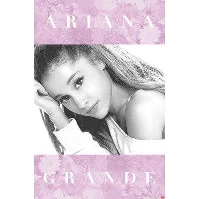 Trends International Ariana Grande - Floral Framed Wall Poster Prints ...