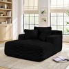 Sleeper Sofa Couch Contemporary Style Foam Cushion Upholstered Deep Seat for Living Room or Home Office Black-3irtyhousy - 3 of 4
