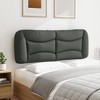 vidaXL Headboard Cushion Bedroom Hanging Bed Back Cushion - Dark Gray 53.9" - 4 of 4