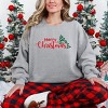 Merry Christmas Glitter Tree -  Womens Sweatshirt - 3 of 3