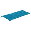 vidaXL Patio Bench with Cushion, 47.2" Bamboo - 3 of 4