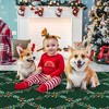 Christmas Area Rug Ultra-Soft Trellis Bedroom Carpet - 4 of 4