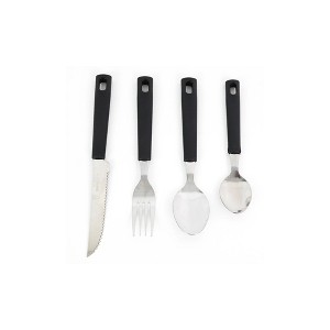 HealthSmart Lightweight Utensils Set - Fork, Knife, Teaspoon, Tablespoon - 1 of 4