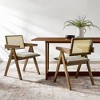 Modway  Thera Dining Armchairs Set of 2 in Weathered Oak Stone - 2 of 4