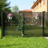 3-Panel Rustproof Metal Privacy Screen, No-Dig Garden Fence, Animal Barrier & Flower Bed Protector, Easy Install for Patio or Yard - 4 of 4