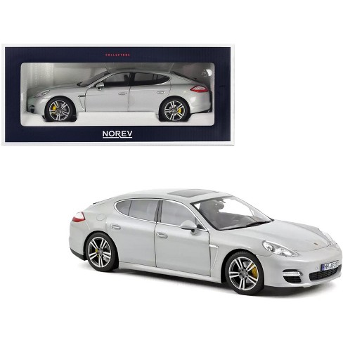 2009 Porsche Panamera Turbo Silver Metallic 1/18 Diecast Model Car by Norev