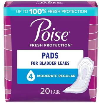 Poise Impressa Incontinence Bladder Supports for Bladder Control, Size 1,  21 Count : : Health & Personal Care