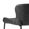 Maven Lane Naomi Metal Counter Stool with Faux Leather 27" - 4 of 4