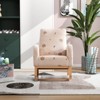 NicBex Rocking Chair Modern Accent Chair Upholstered Glider Rocking Chair with High Back Comfy Chair Reading Chair for Living Room, Bedroom - 2 of 4
