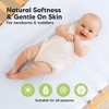 KeaBabies 2pk Soothe Waterproof Fitted Mini Crib Sheets for Girl, Boy, 100% Organic Soft Cotton Pack and Play Sheets - 4 of 4