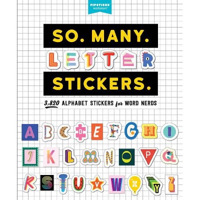 So. Many. Letter Stickers. - (So. Many. Stickers.) (Paperback)