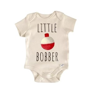 Bobber Fishing Newborn Baby Onesie® Bodysuit GS1 - 1 of 4
