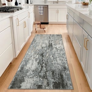 Area Rug Washable Rug Soft Abstract Non-Slip Area Rugs for Living Room, Bedroom, Dining Room, Home Office - 1 of 4