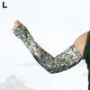 Unique Bargains Basketball Sports Camouflage Cooling Arm Elbow Compression Sleeve Green Brown Blue 1 Pair - 3 of 4